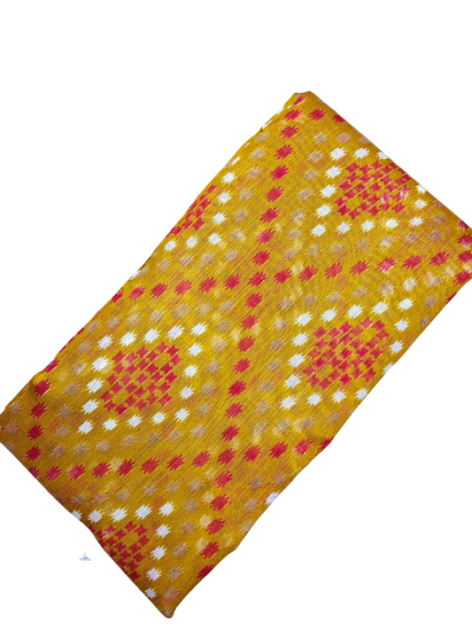 5/2 Crystal Banglory Cotton Base Saree – Elegant Color 14