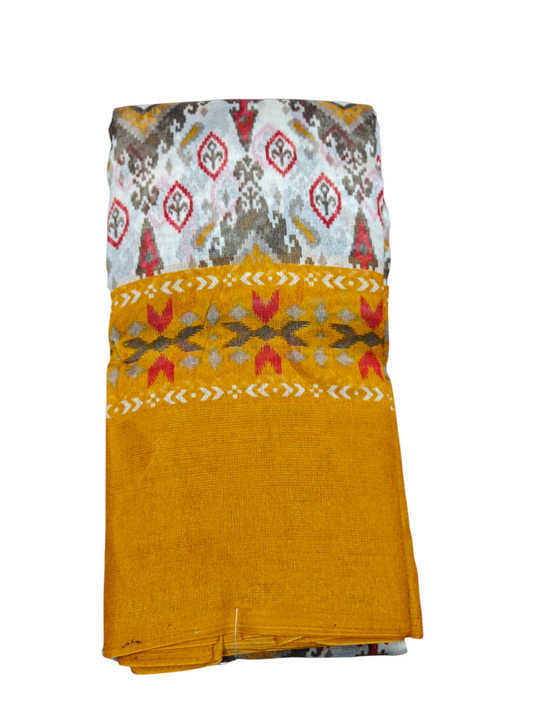 5/2 Crystal Banglory Cotton Base Saree – Elegant Color 32