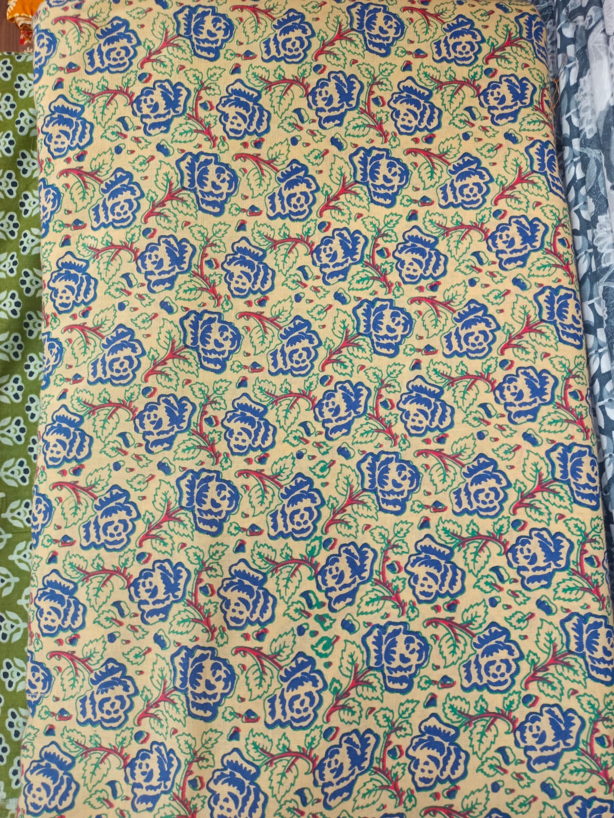 Jaipuri Cotton Block Print 60 40 Fabric - Design 121