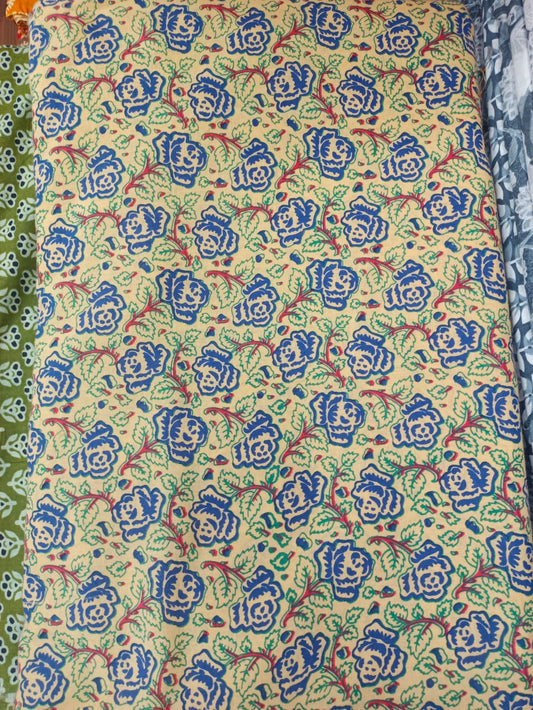 Jaipuri Cotton Block Print 60 40 Fabric - Design 121