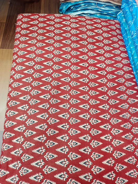 Jaipuri Cotton Block Print 60 40 Fabric - Design 107