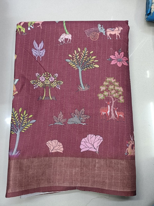 Handloom Recozari Saree - Design 17 | House of ShiVisha