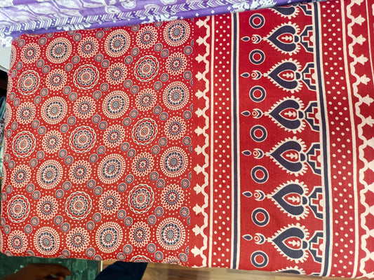 Jaipuri Cotton Block Print 60 40 Fabric - Design 89