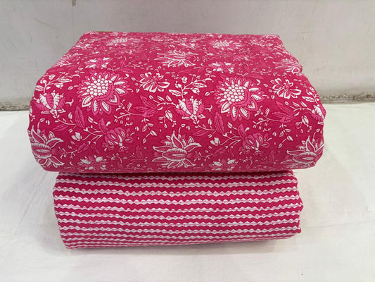Premium Cotton Printed Fabric – 10 Meter Set (Design 27)