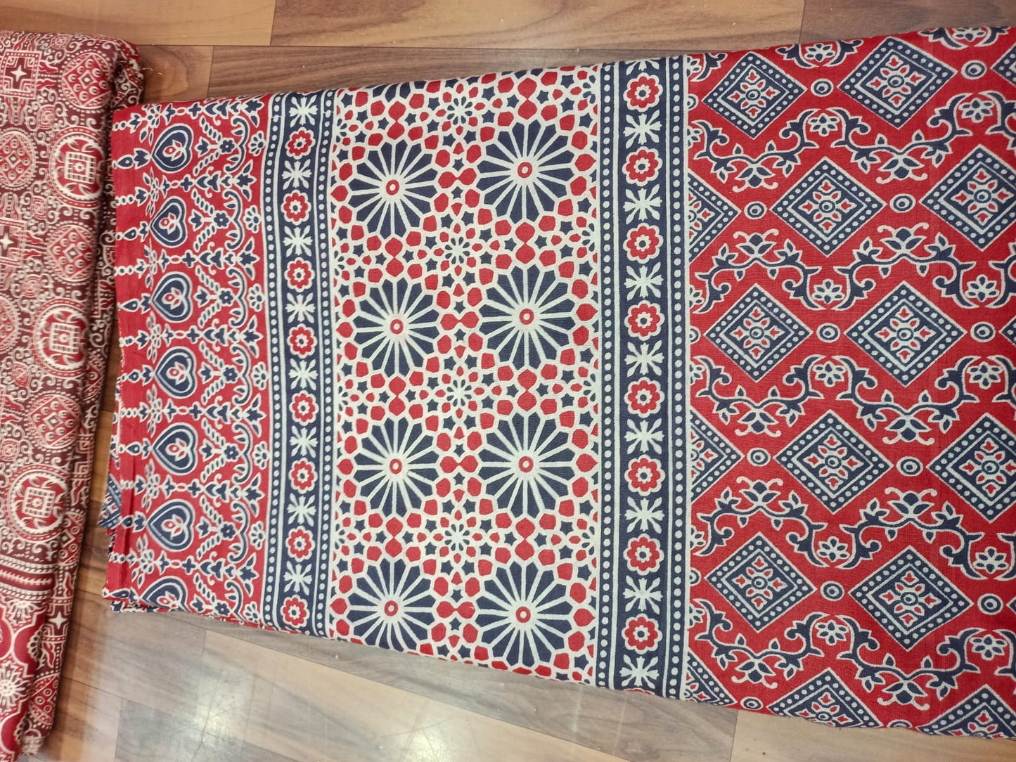 Jaipuri Cotton Block Print 60 40 Fabric - Design 85
