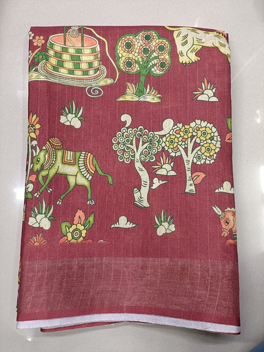 Handloom Recozari Saree - Design 25 | House of ShiVisha - House Of ShiVisha