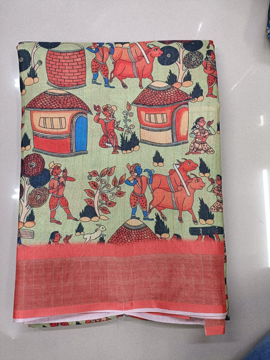 Handloom Recozari Saree - Design 8 | House of ShiVisha - House Of ShiVisha