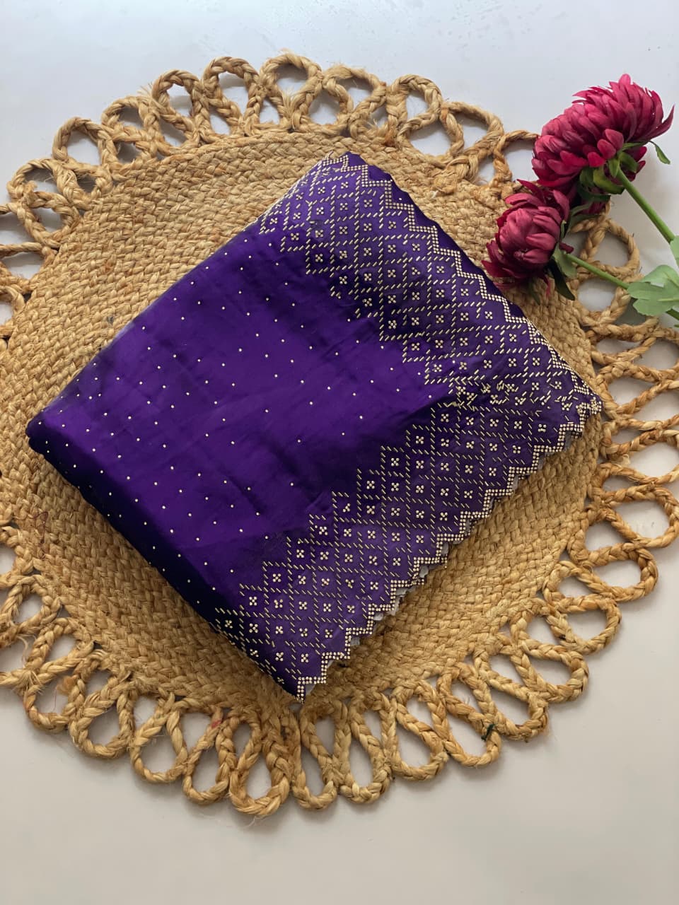 HOS DF 3467 Bollywood Zarkhan Saree – Jimmy Chu Fabric with Diamond Work (6 Colors) - House Of ShiVisha