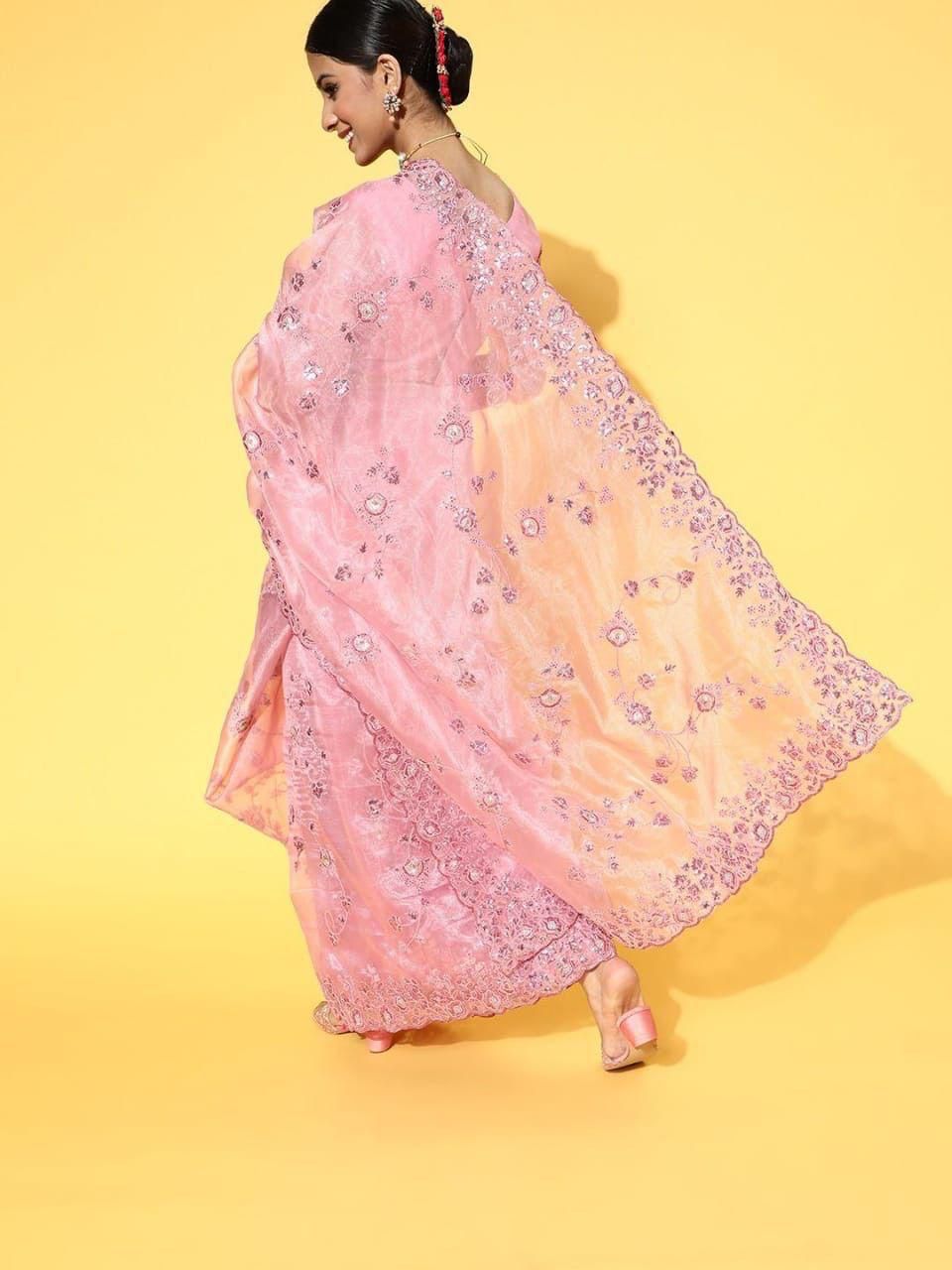 House of ShiVisha Super Hit Silk Designer Party Wear Saree – ZNX Catalogue - House Of ShiVisha