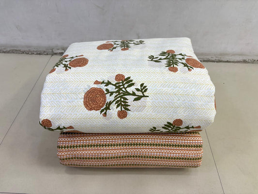 Jaipuri Cotton Block Print Fabric – 10 Meter Set (Design 29) - House Of ShiVisha10 meter setbest sellerblock print