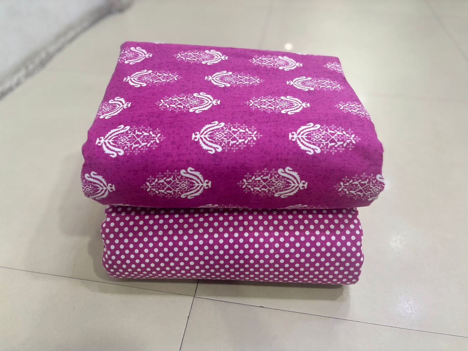Jaipuri Cotton Block Print Fabric – 10 Meter Set (Design 45) - House Of ShiVisha10 meter setbest sellerblock print