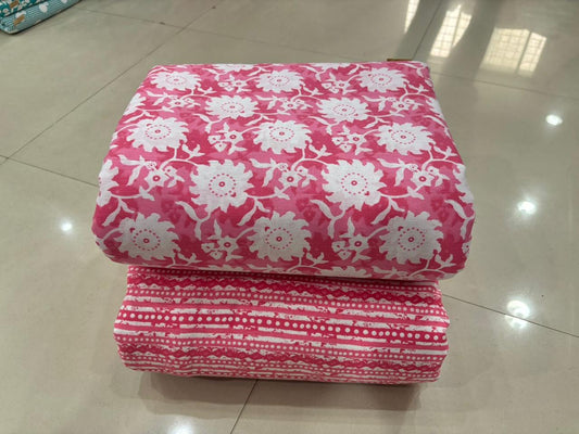 Jaipuri Cotton Block Print Fabric – 10 Meter Set (Design 65) - House Of ShiVisha10 meter setbest sellerblock print