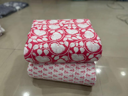 Jaipuri Cotton Block Print Fabric – 10 Meter Set (Design 73) - House Of ShiVisha10 meter setbest sellerblock print