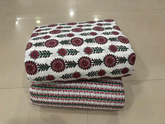 Jaipuri Cotton Block Print Fabric – 10 Meter Set (Design 75) - House Of ShiVisha10 meter setbest sellerblock print