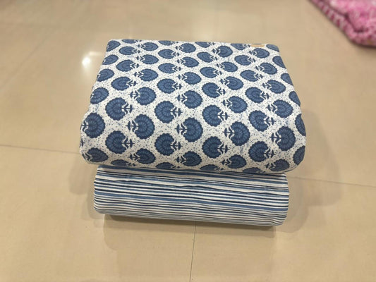 Jaipuri Cotton Block Print Fabric – 10 Meter Set (Design 76) - House Of ShiVisha10 meter setbest sellerblock print