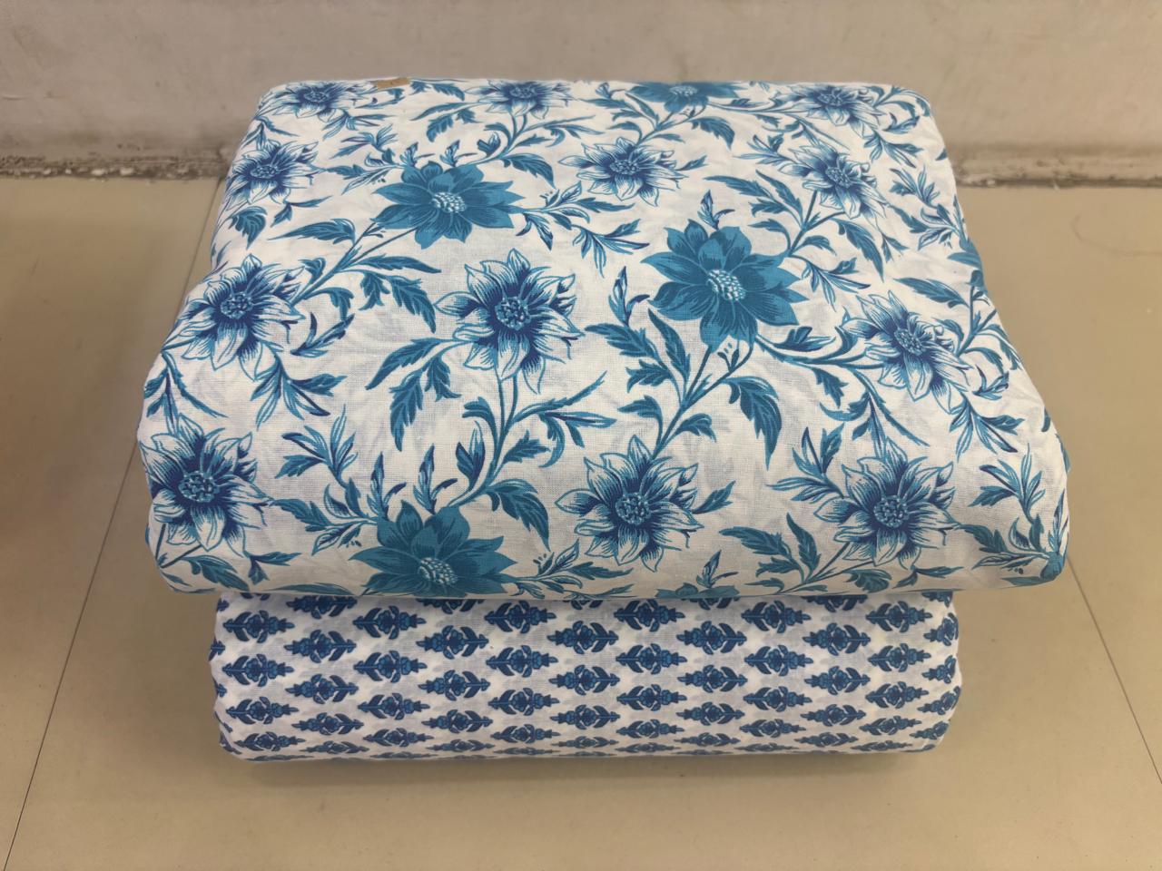 Jaipuri Cotton Block Print Fabric – 10 Meter Set (Design 79) - House Of ShiVisha10 meter setbest sellerblock print