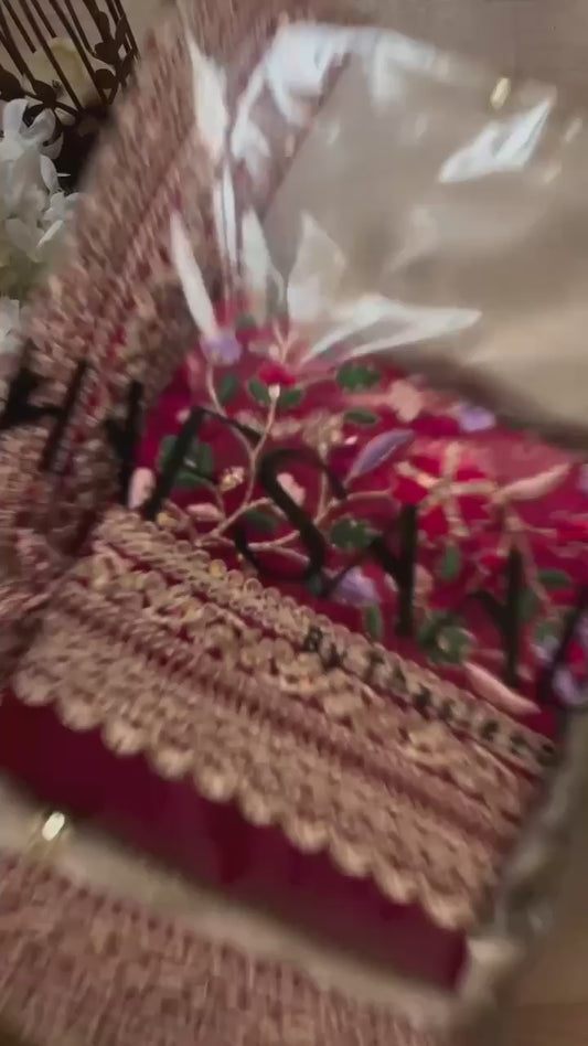 HOS KK-Kimora Jimmy Choo Silk Saree with Thread & Sequins Work