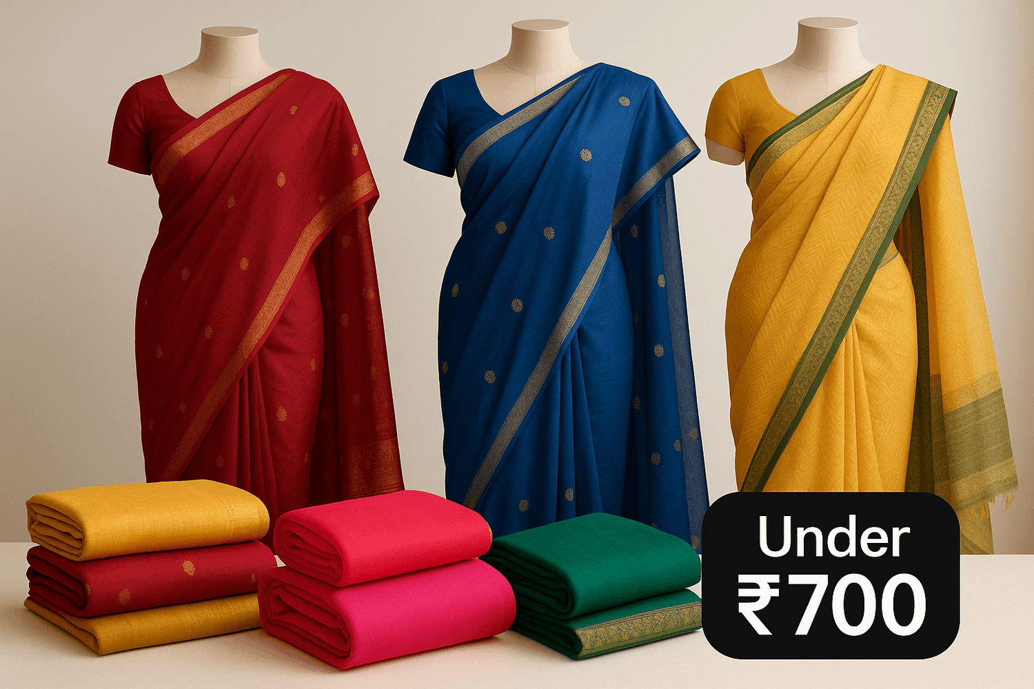 sarees under 700 rupees]